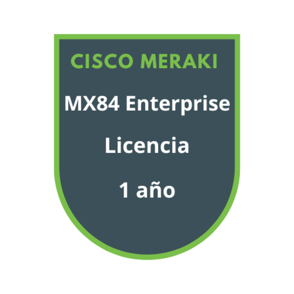 Cisco Meraki MX84 Enterprise Licencia 1 año Cisco Meraki MX84 Enterprise Licencia 1 año