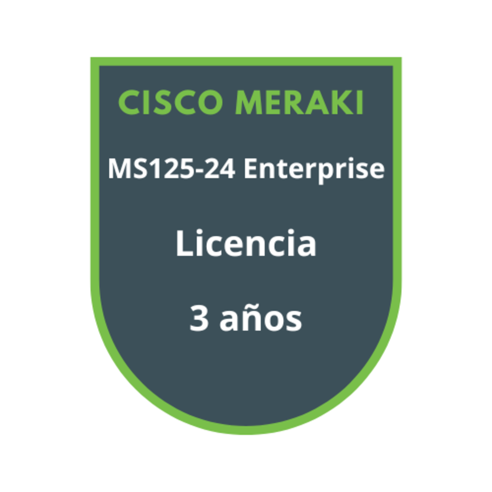 Cisco Meraki MS125-24 Enterprise Licencia 3 años Cisco Meraki MS125-24 Enterprise Licencia 3 años