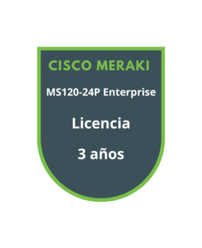 Cisco Meraki MS120-24P Enterprise Licencia 3 años Cisco Meraki MS120-24P Enterprise Licencia 3 años