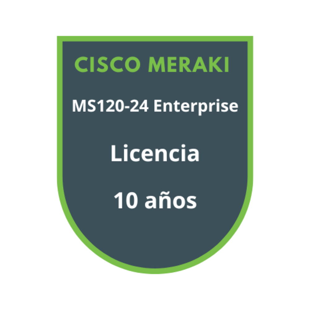 Cisco Meraki MS120-24 Enterprise Licencia 10 años Cisco Meraki MS120-24 Enterprise Licencia 10 años