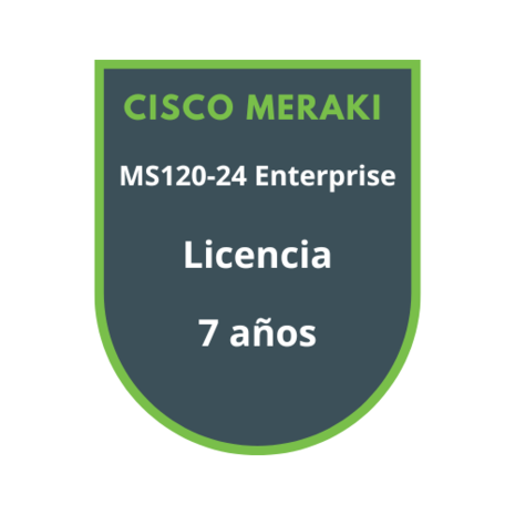 Cisco Meraki MS120-24 Enterprise Licencia 7 años Cisco Meraki MS120-24 Enterprise Licencia 7 años