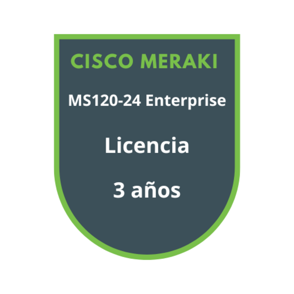 Cisco Meraki MS120-24 Enterprise Licencia 3 años Cisco Meraki MS120-24 Enterprise Licencia 3 años