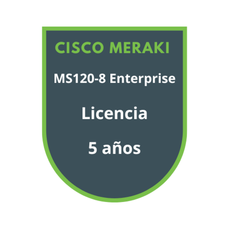 Cisco Meraki MS120-8 Enterprise Licencia 5 años Cisco Meraki MS120-8 Enterprise Licencia 5 años