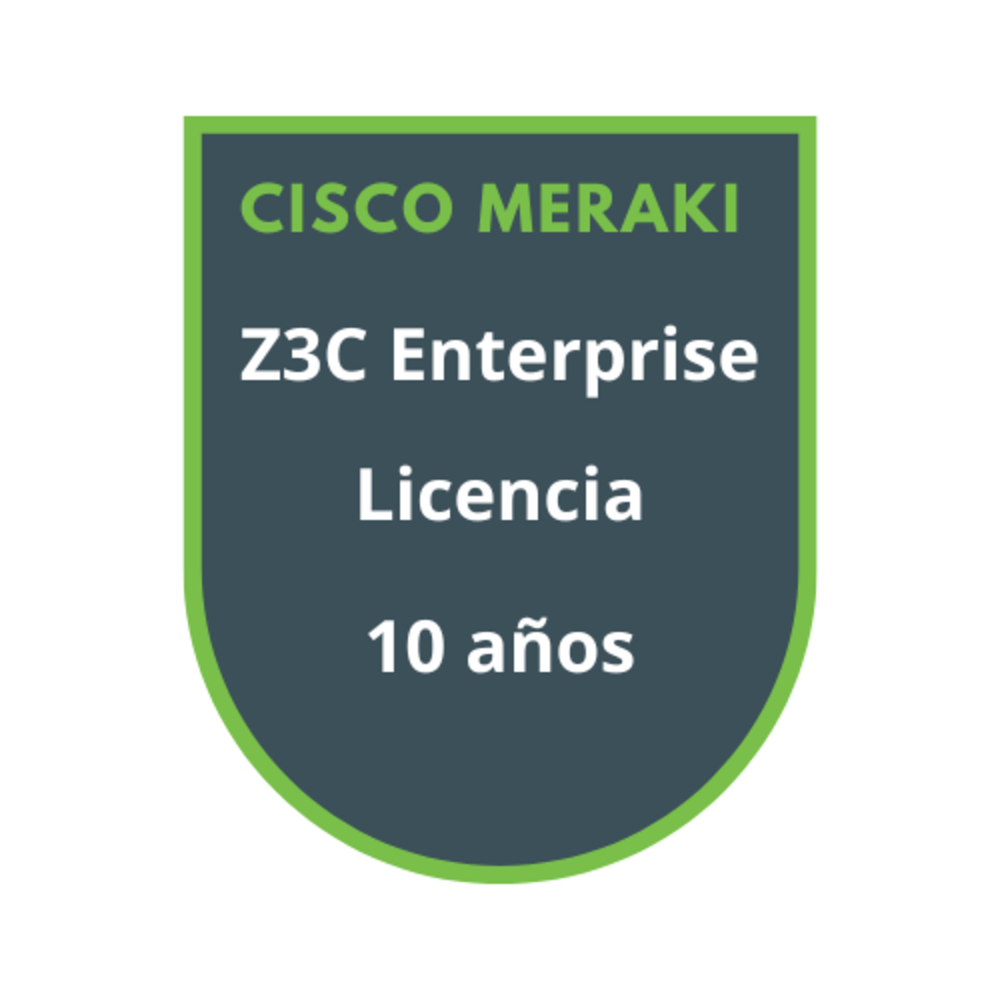 Cisco Meraki Z3C Enterprise Licencia 10 años Cisco Meraki Z3C Enterprise Licencia 10 años