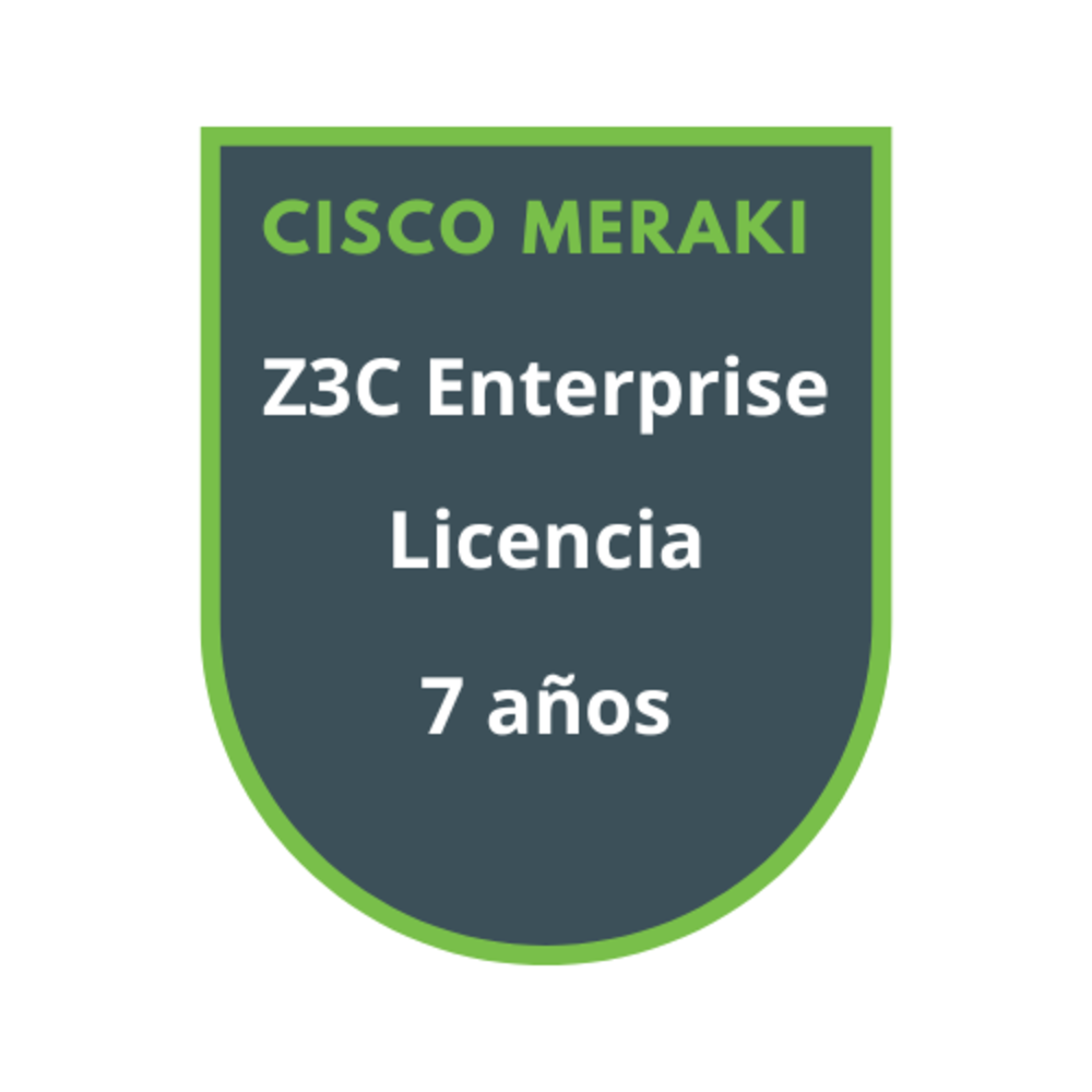 Cisco Meraki Z3C Enterprise Licencia 7 años Cisco Meraki Z3C Enterprise Licencia 7 años