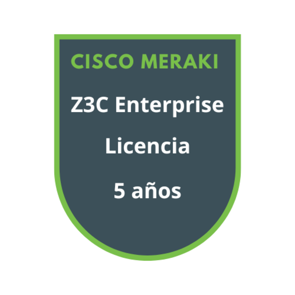 Cisco Meraki Z3C Enterprise Licencia 5 años Cisco Meraki Z3C Enterprise Licencia 5 años