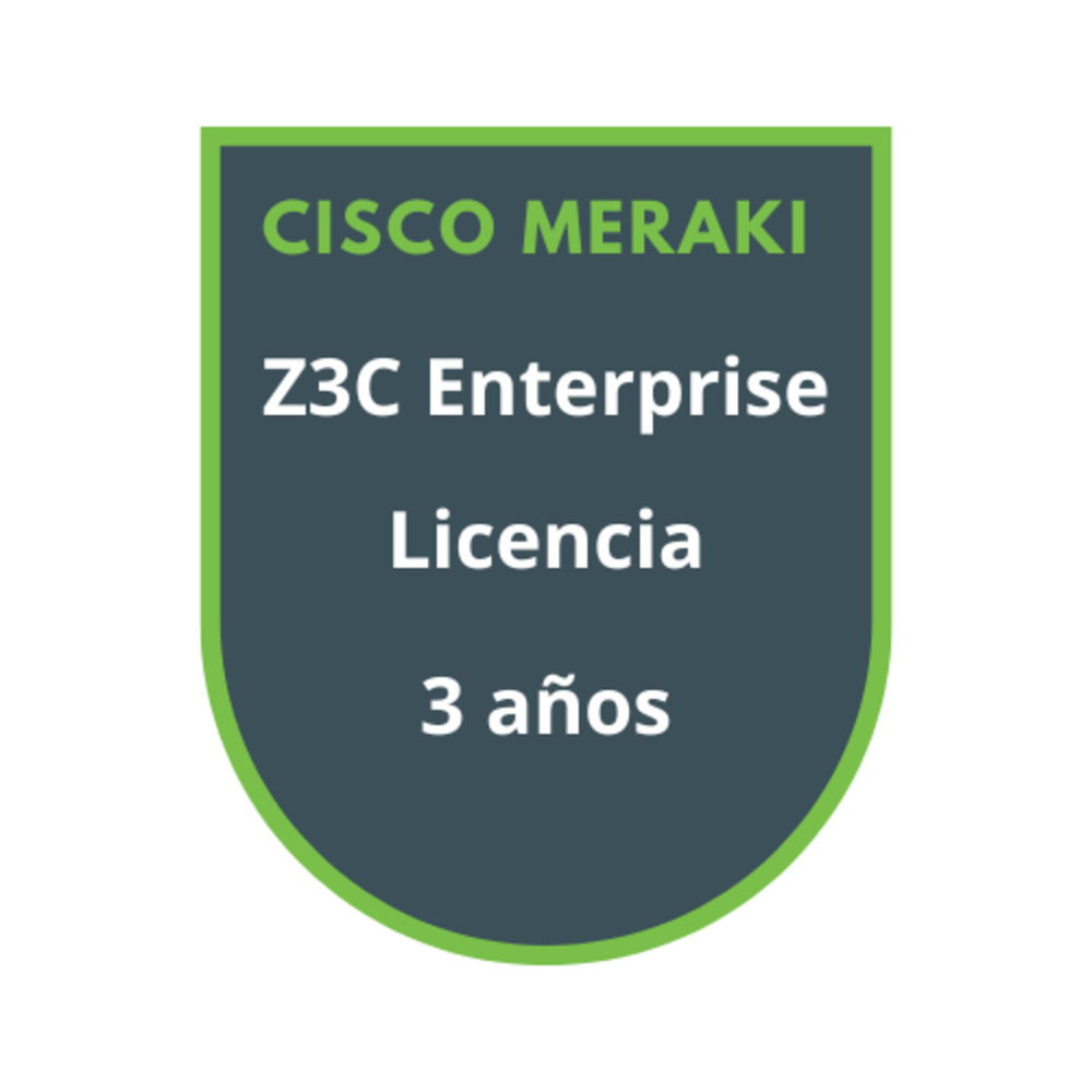 Cisco Meraki Z3C Enterprise Licencia 3 años Cisco Meraki Z3C Enterprise Licencia 3 años