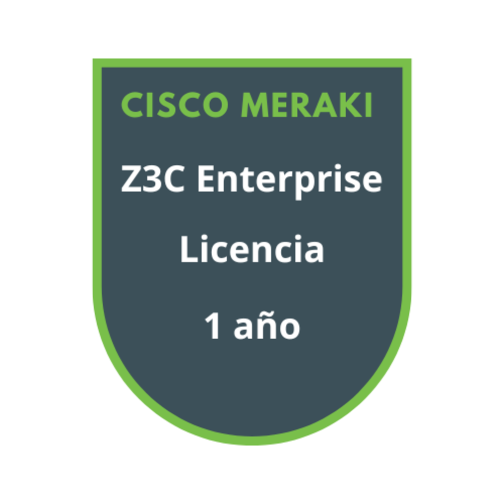 Cisco Meraki Z3C Enterprise Licencia 1 año Cisco Meraki Z3C Enterprise Licencia 1 año