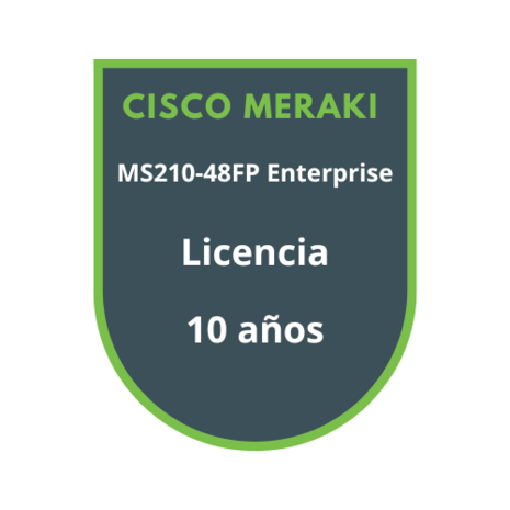 Cisco Meraki MS210-48FP Enterprise Licencia 10 años Cisco Meraki MS210-48FP Enterprise Licencia 10 años