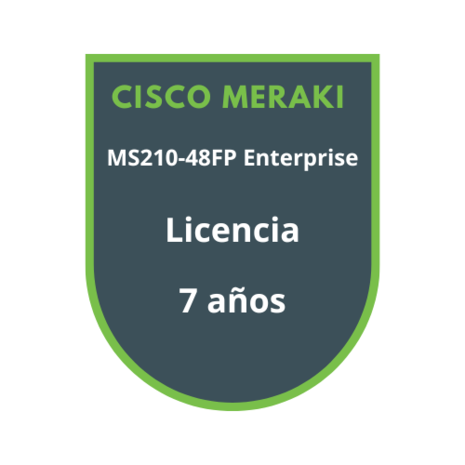 Cisco Meraki MS210-48FP Enterprise Licencia 7 años Cisco Meraki MS210-48FP Enterprise Licencia 7 años