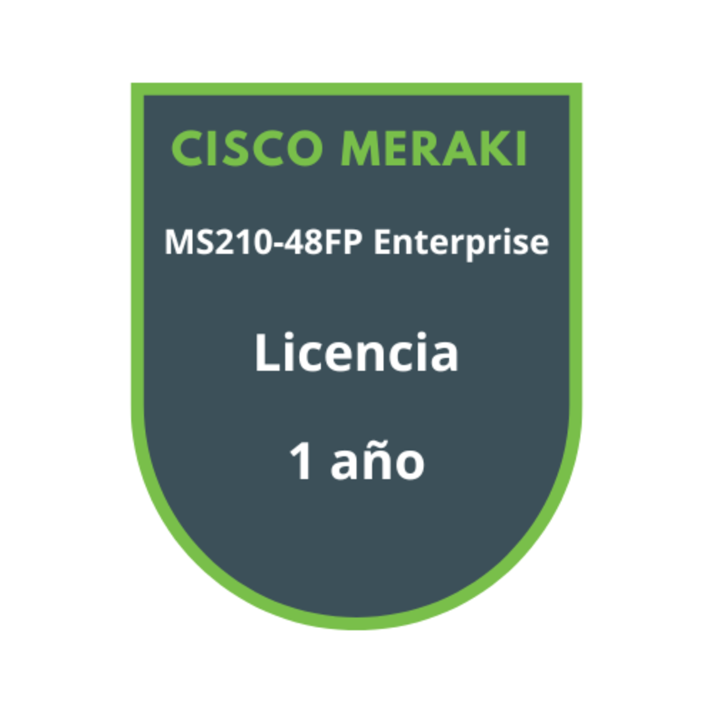 Cisco Meraki MS210-48FP Enterprise Licencia 1 año Cisco Meraki MS210-48FP Enterprise Licencia 1 año