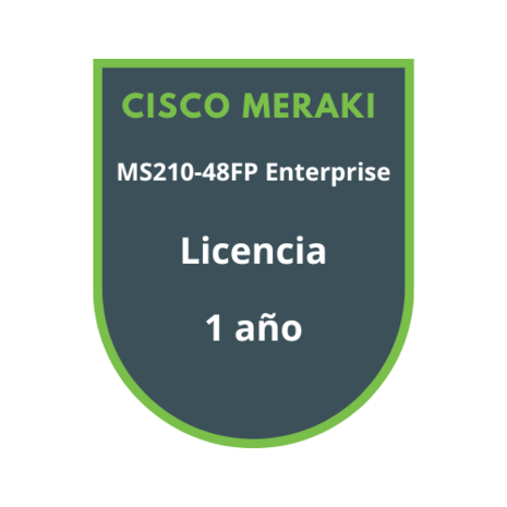 Cisco Meraki MS210-48FP Enterprise Licencia 1 año Cisco Meraki MS210-48FP Enterprise Licencia 1 año