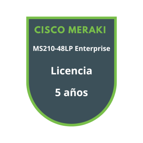 Cisco Meraki MS210-48LP Enterprise Licencia 5 años Cisco Meraki MS210-48LP Enterprise Licencia 5 años