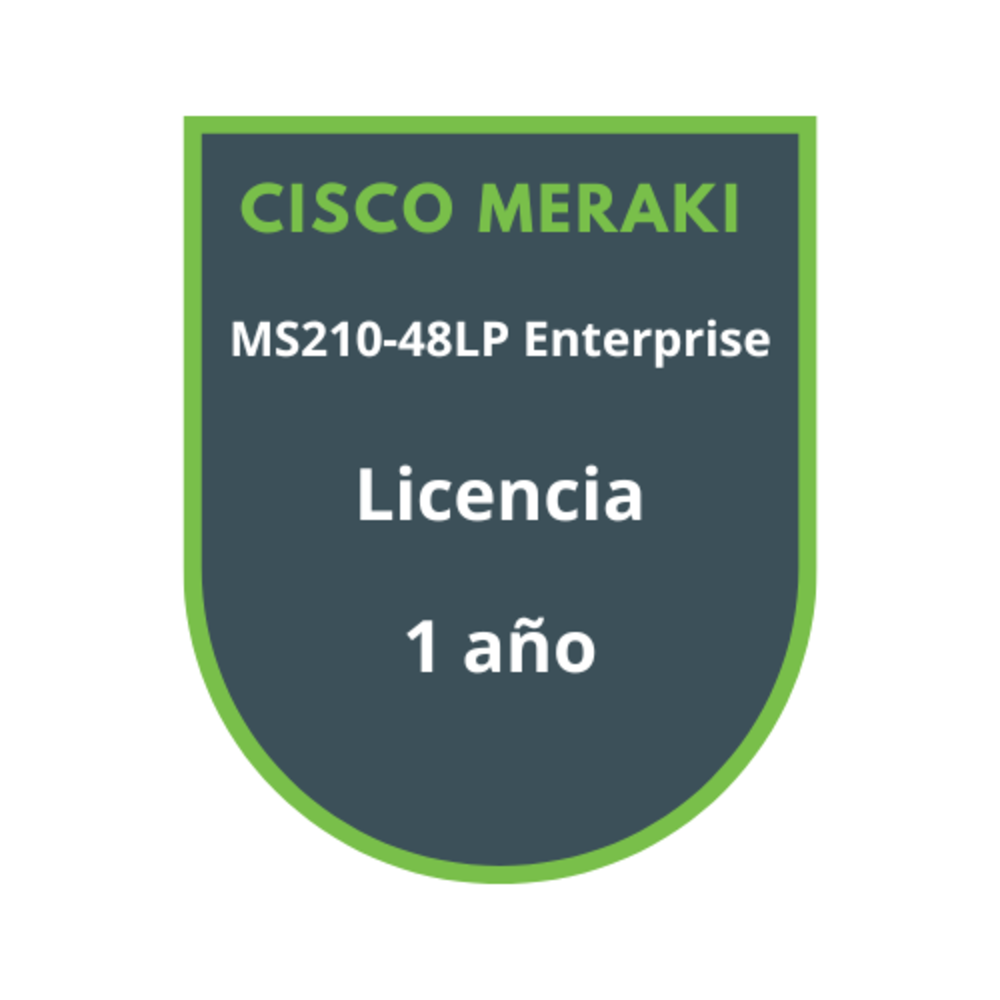 Cisco Meraki MS210-48LP Enterprise Licencia 1 año Cisco Meraki MS210-48LP Enterprise Licencia 1 año