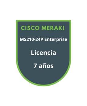 Cisco Meraki MS210-24P Enterprise Licencia 7 años Cisco Meraki MS210-24P Enterprise Licencia 7 años