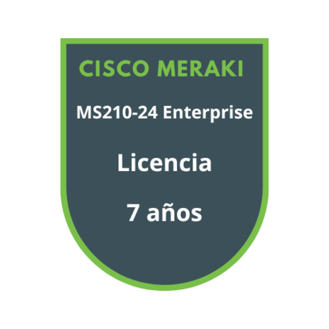 Cisco Meraki MS210-24 Enterprise Licencia 7 años Cisco Meraki MS210-24 Enterprise Licencia 7 años