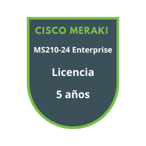 Cisco Meraki MS210-24 Enterprise Licencia 5 años Cisco Meraki MS210-24 Enterprise Licencia 5 años