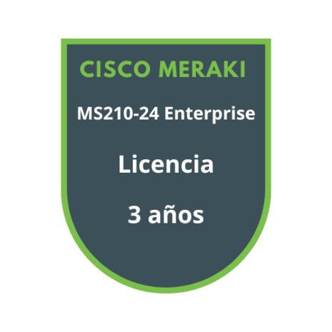 Cisco Meraki MS210-24 Enterprise Licencia 3 años Cisco Meraki MS210-24 Enterprise Licencia 3 años