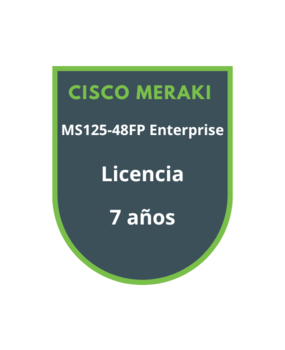 Cisco Meraki MS125-48FP Enterprise Licencia 7 años Cisco Meraki MS125-48FP Enterprise Licencia 7 años
