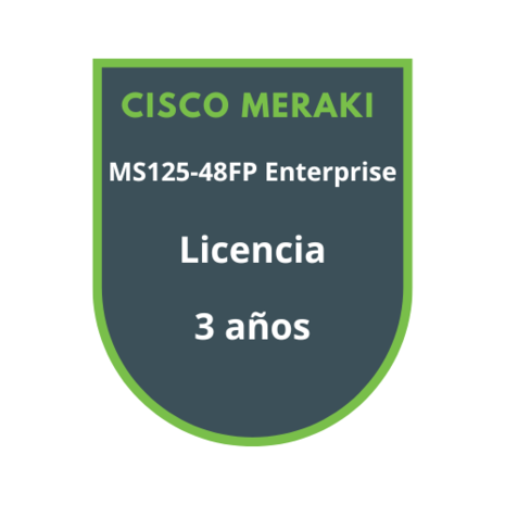 Cisco Meraki MS125-48FP Enterprise Licencia 3 años Cisco Meraki MS125-48FP Enterprise Licencia 3 años