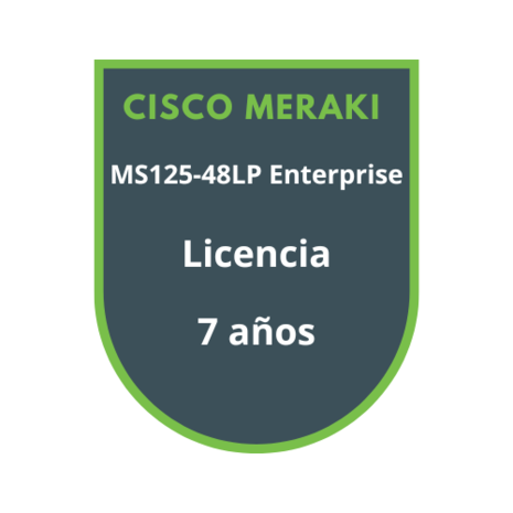 Cisco Meraki MS125-48LP Enterprise Licencia 7 años Cisco Meraki MS125-48LP Enterprise Licencia 7 años