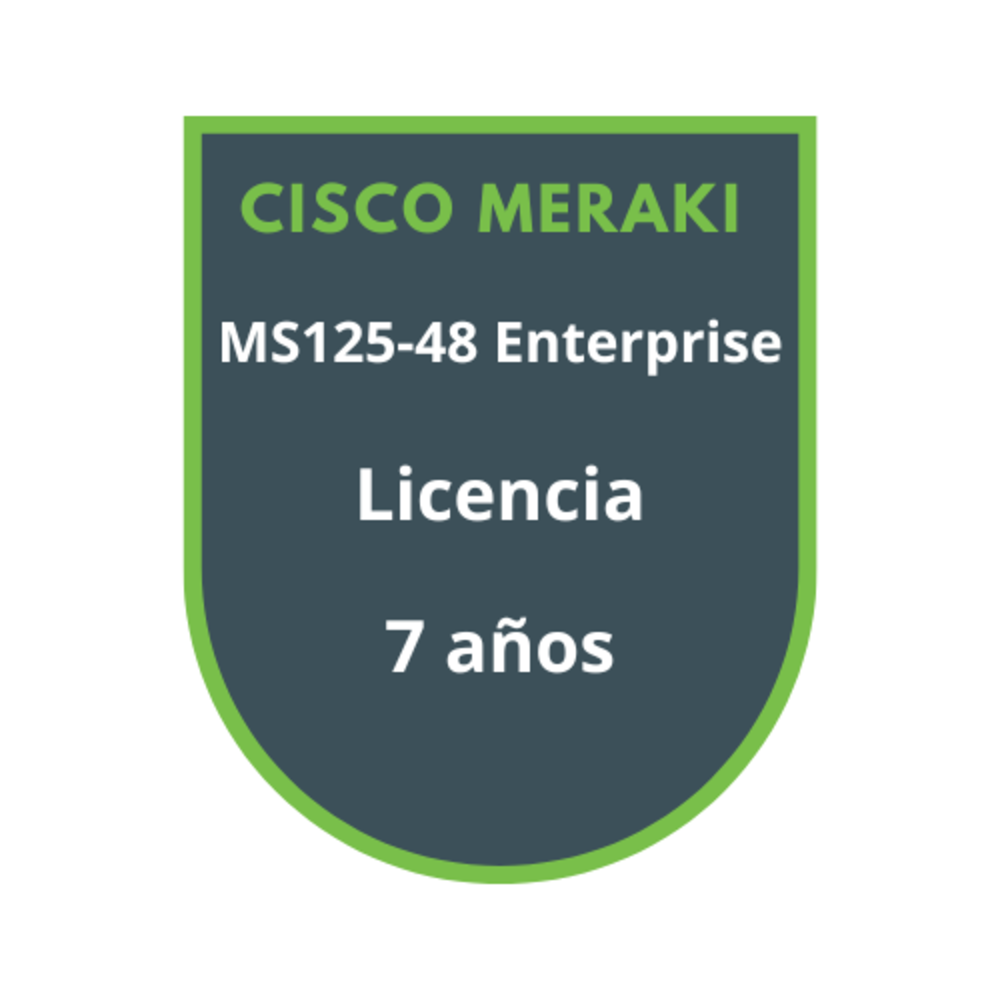 Cisco Meraki MS125-48 Enterprise Licencia 7 años Cisco Meraki MS125-48 Enterprise Licencia 7 años