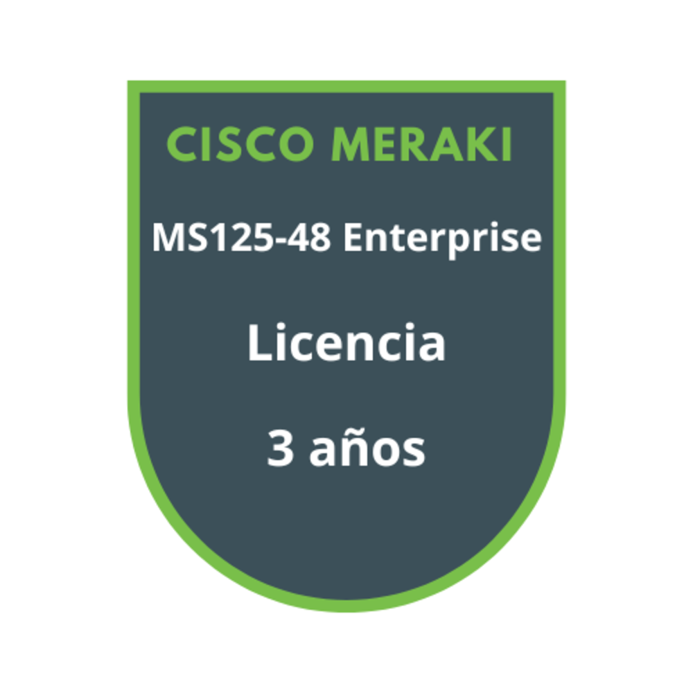 Cisco Meraki MS125-48 Enterprise Licencia 3 años Cisco Meraki MS125-48 Enterprise Licencia 3 años