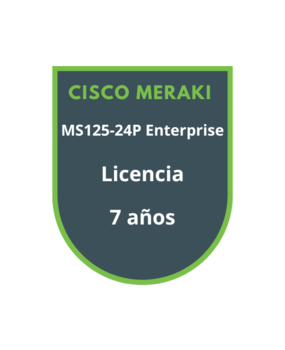 Cisco Meraki MS125-24P Enterprise Licencia 7 años Cisco Meraki MS125-24P Enterprise Licencia 7 años