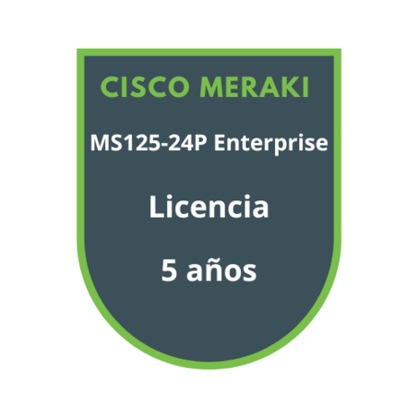 Cisco Meraki MS125-24P Enterprise Licencia 5 años Cisco Meraki MS125-24P Enterprise Licencia 5 años