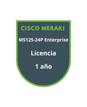 Cisco Meraki MS125-24P Enterprise Licencia 1 año Cisco Meraki MS125-24P Enterprise Licencia 1 año