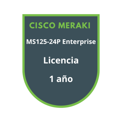 Cisco Meraki MS125-24P Enterprise Licencia 1 año Cisco Meraki MS125-24P Enterprise Licencia 1 año