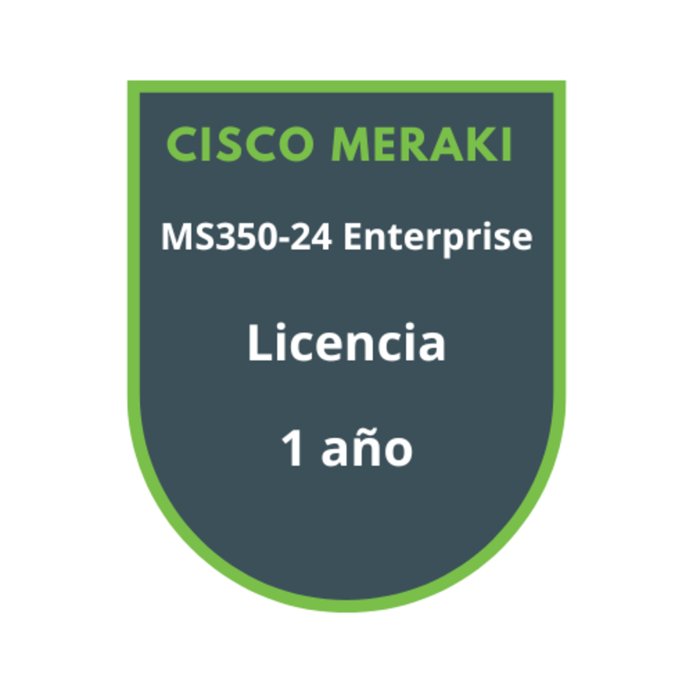 Cisco Meraki MS350-24 Enterprise Licencia 1 año Cisco Meraki MS350-24 Enterprise Licencia 1 año
