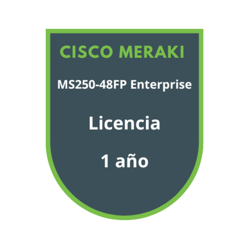 Cisco Meraki MS250-48FP Enterprise Licencia 1 año Cisco Meraki MS250-48FP Enterprise Licencia 1 año