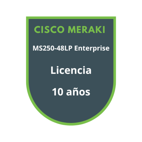 Cisco Meraki MS250-48LP Enterprise Licencia 10 años Cisco Meraki MS250-48LP Enterprise Licencia 10 años