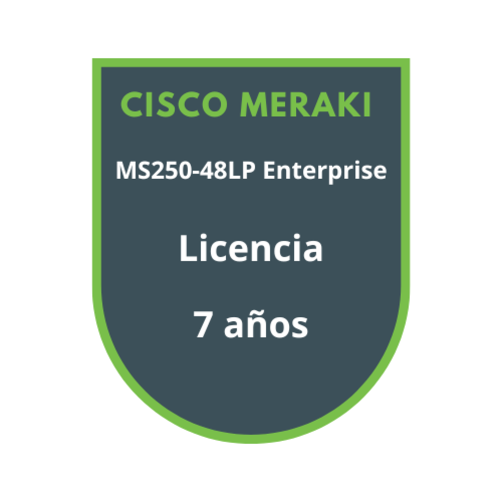 Cisco Meraki MS250-48LP Enterprise Licencia 7 años Cisco Meraki MS250-48LP Enterprise Licencia 7 años