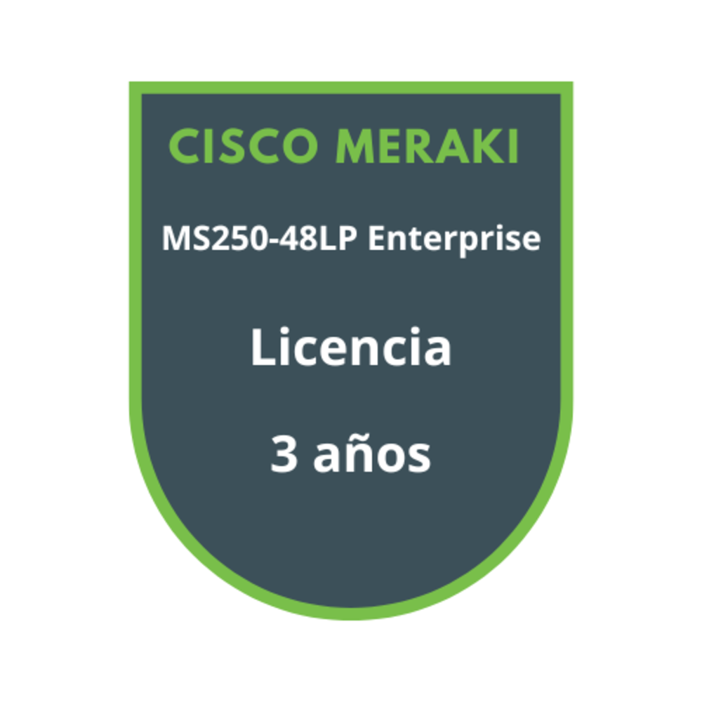 Cisco Meraki MS250-48LP Enterprise Licencia 3 años Cisco Meraki MS250-48LP Enterprise Licencia 3 años