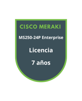 Cisco Meraki MS250-24P Enterprise Licencia 7 años Cisco Meraki MS250-24P Enterprise Licencia 7 años