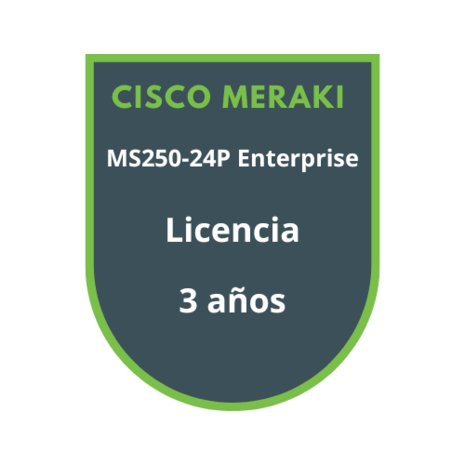 Cisco Meraki MS250-24P Enterprise Licencia 3 años Cisco Meraki MS250-24P Enterprise Licencia 3 años
