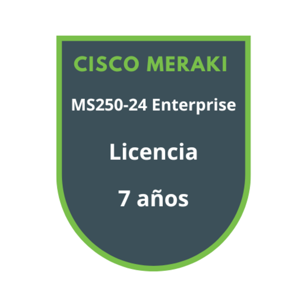 Cisco Meraki MS250-24 Enterprise Licencia 7 años Cisco Meraki MS250-24 Enterprise Licencia 7 años