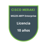 Cisco Meraki MS225-48FP Enterprise Licencia 10 años Cisco Meraki MS225-48FP Enterprise Licencia 10 años