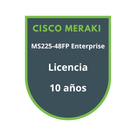 Cisco Meraki MS225-48FP Enterprise Licencia 10 años Cisco Meraki MS225-48FP Enterprise Licencia 10 años