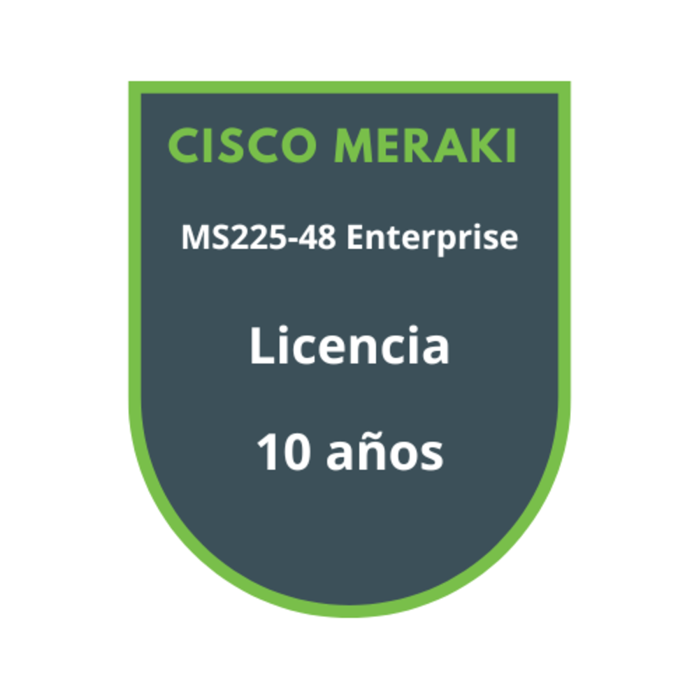 Cisco Meraki MS225-48 Enterprise Licencia 10 años Cisco Meraki MS225-48 Enterprise Licencia 10 años