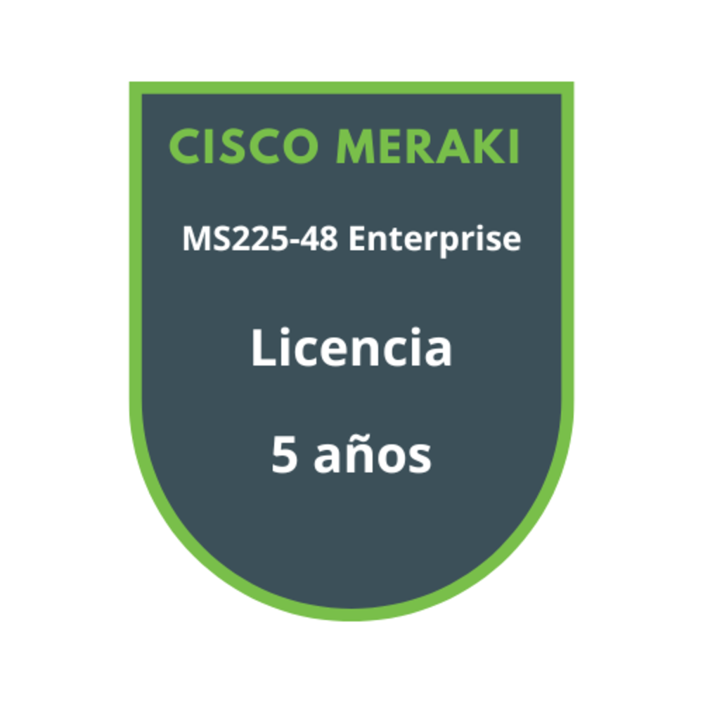Cisco Meraki MS225-48 Enterprise Licencia 5 años Cisco Meraki MS225-48 Enterprise Licencia 5 años