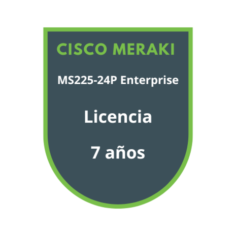 Cisco Meraki MS225-24P Enterprise Licencia 7 años Cisco Meraki MS225-24P Enterprise Licencia 7 años