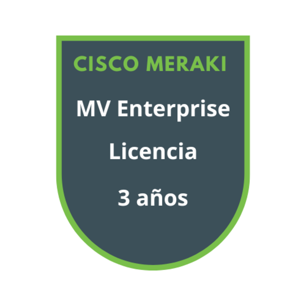 Cisco Meraki MV Enterprise Licencia 3 años Cisco Meraki MV Enterprise Licencia 3 años