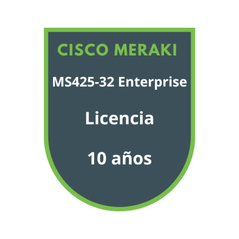 Cisco Meraki MS425-32 Enterprise Licencia 10 años Cisco Meraki MS425-32 Enterprise Licencia 10 años