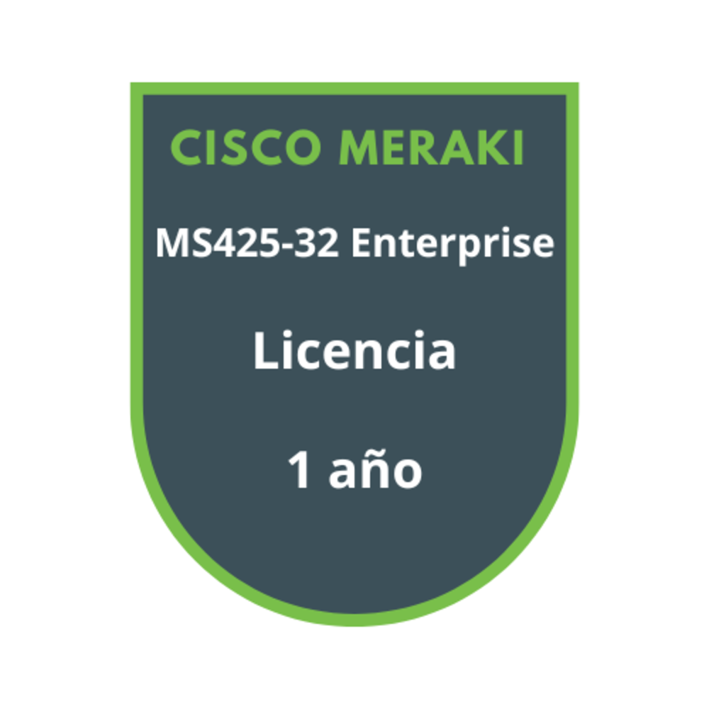 Cisco Meraki MS425-32 Enterprise Licencia 1 año Cisco Meraki MS425-32 Enterprise Licencia 1 año