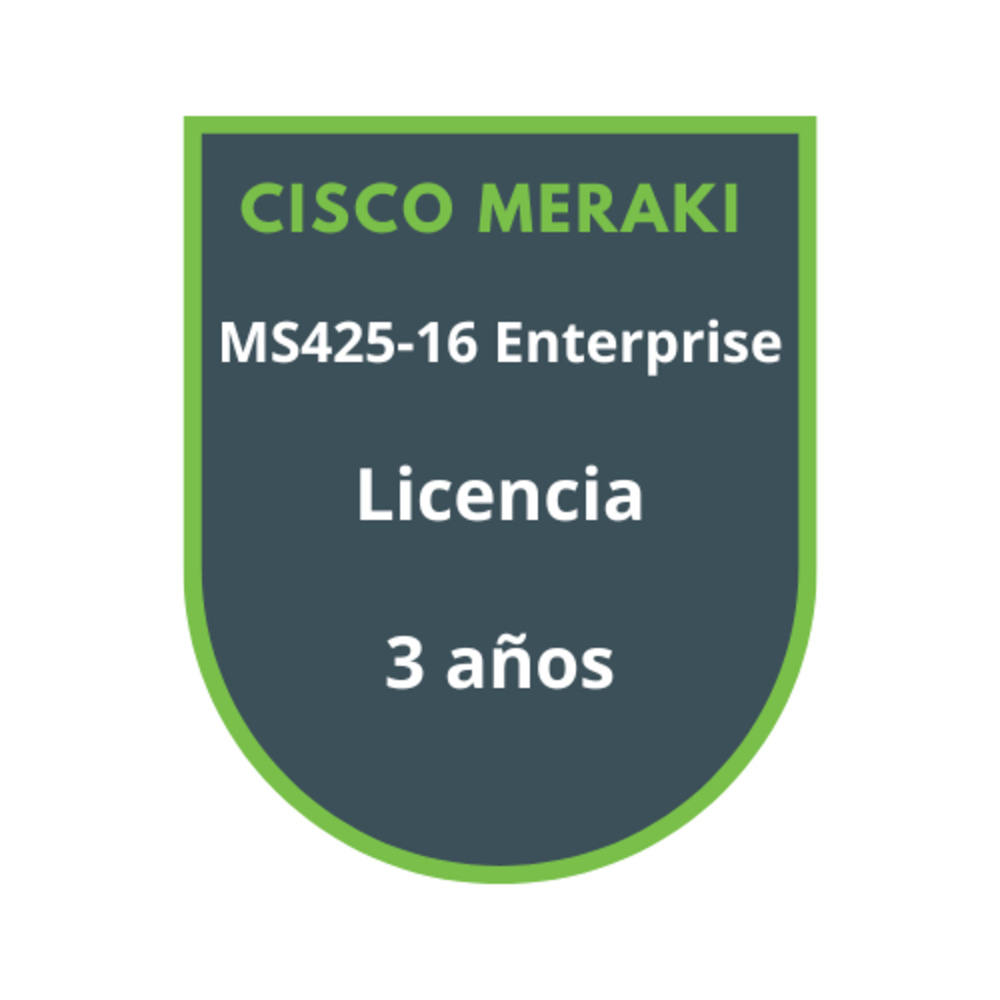 Cisco Meraki MS425-16 Enterprise Licencia 3 años Cisco Meraki MS425-16 Enterprise Licencia 3 años
