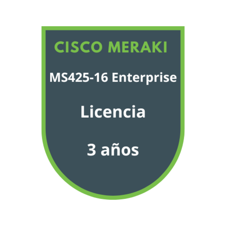 Cisco Meraki MS425-16 Enterprise Licencia 3 años Cisco Meraki MS425-16 Enterprise Licencia 3 años