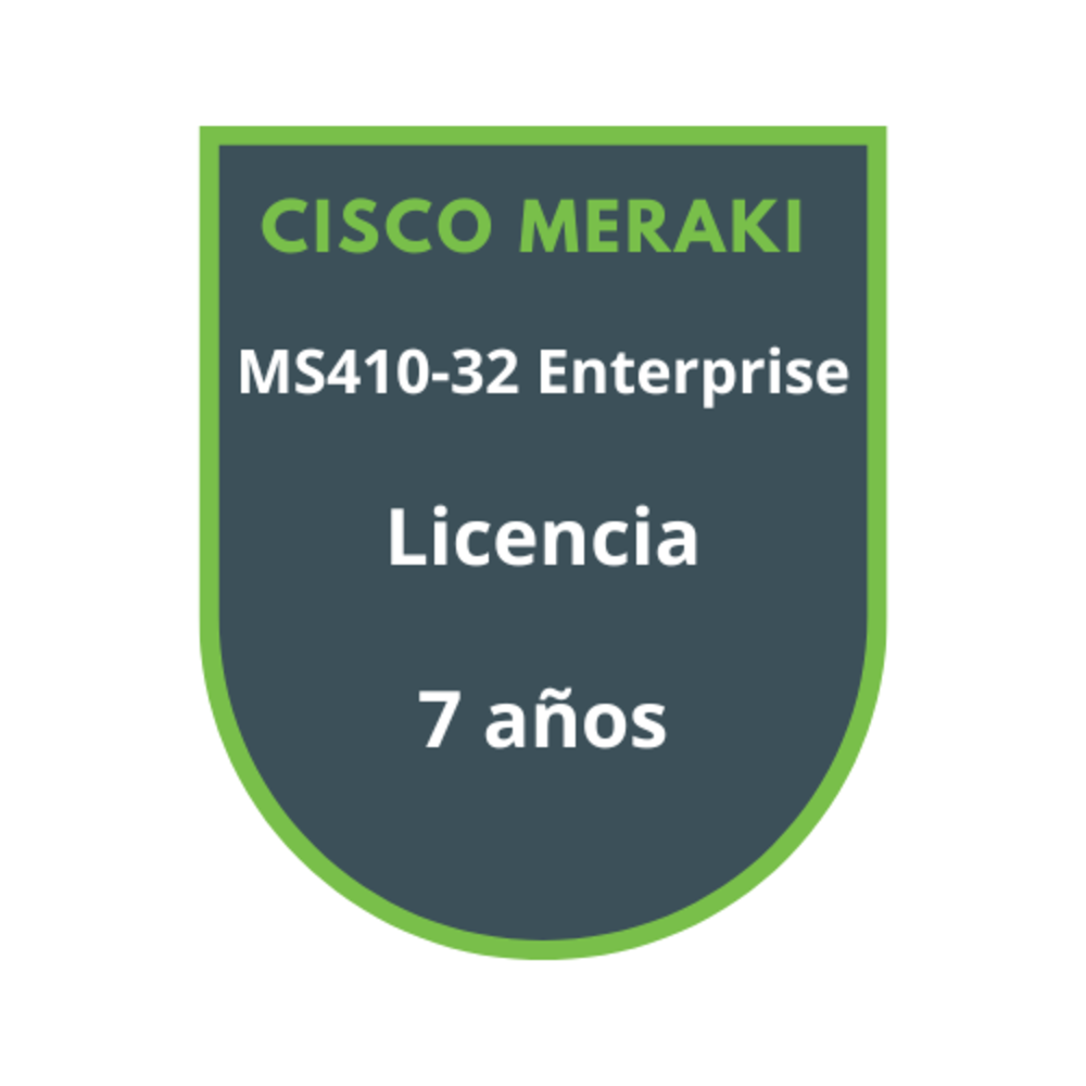 Cisco Meraki MS410-32 Enterprise Licencia 7 años Cisco Meraki MS410-32 Enterprise Licencia 7 años